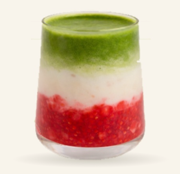 Matcha fraise — Greeen Matcha Paris 2e